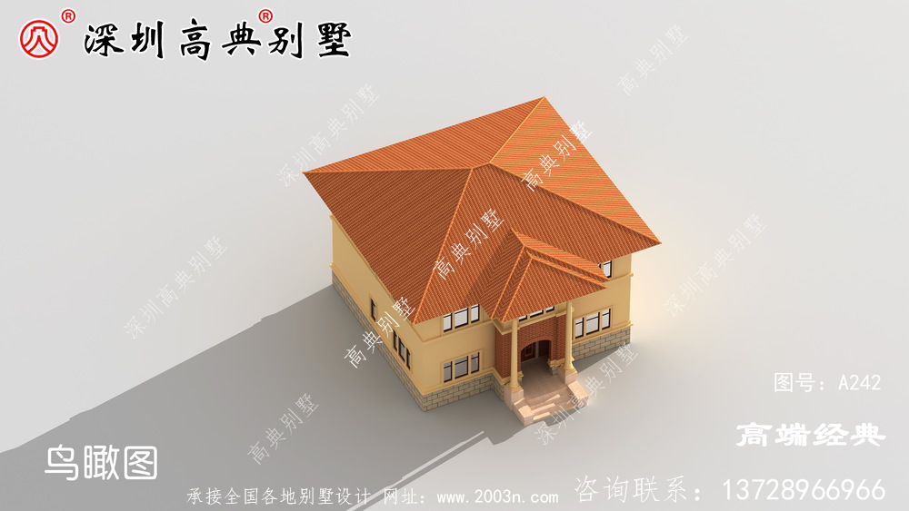 農村二層樓簡單大氣圖紙，讓城里人羨慕吧