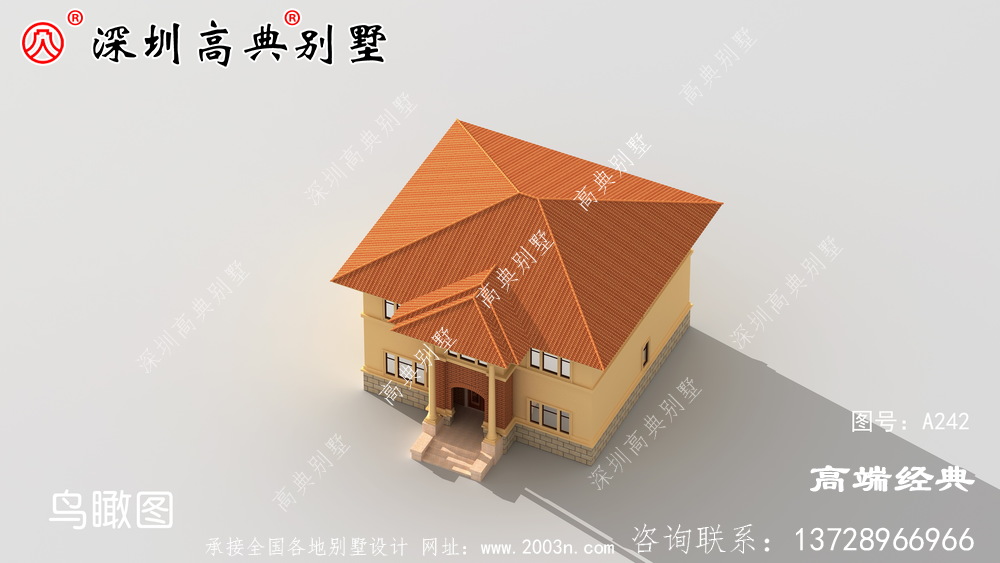 農村二層樓簡單大氣圖紙，讓城里人羨慕吧