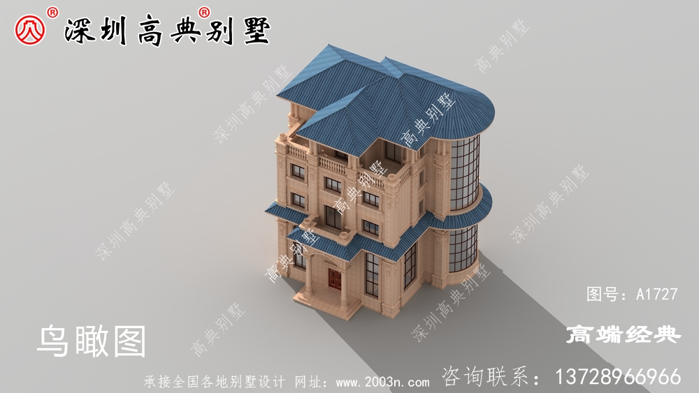私人定制的五層現代別墅，非常有氣質有格調，建棟在老家絕對萬里挑一。