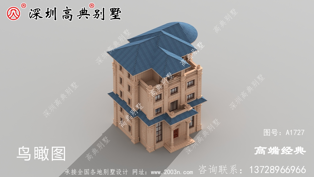 私人定制的五層現代別墅，非常有氣質有格調，建棟在老家絕對萬里挑一。
