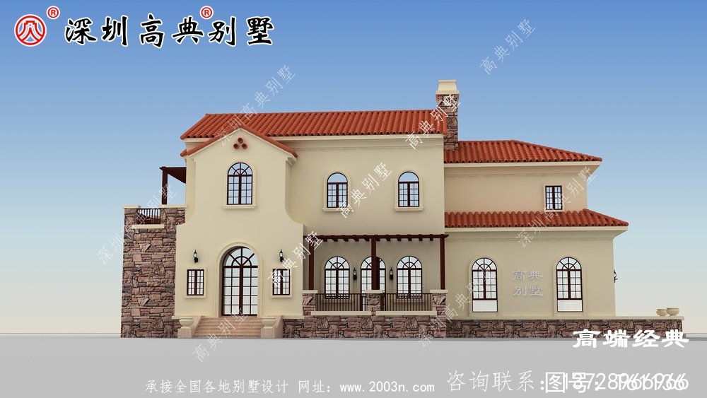 二層別墅，50萬就能建，花最少錢的建最美的別墅！