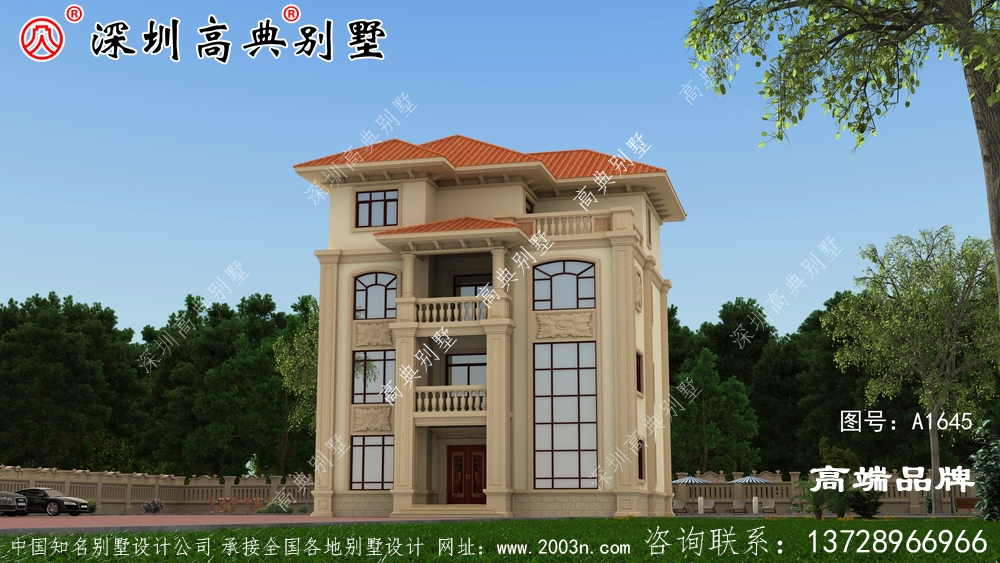 四層別墅設(shè)計(jì)圖，回農(nóng)村建別墅，也算是衣錦還鄉(xiāng)了，還可以盡盡孝道