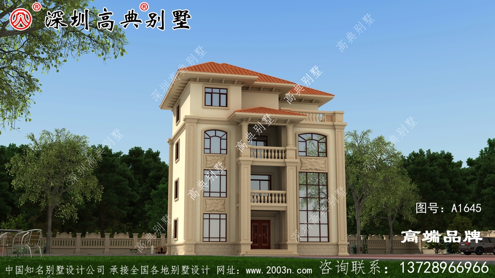 四層別墅設(shè)計(jì)圖，回農(nóng)村建別墅，也算是衣錦還鄉(xiāng)了，還可以盡盡孝道