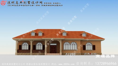 一層平房設計圖，簡單又溫馨，農(nóng)村人