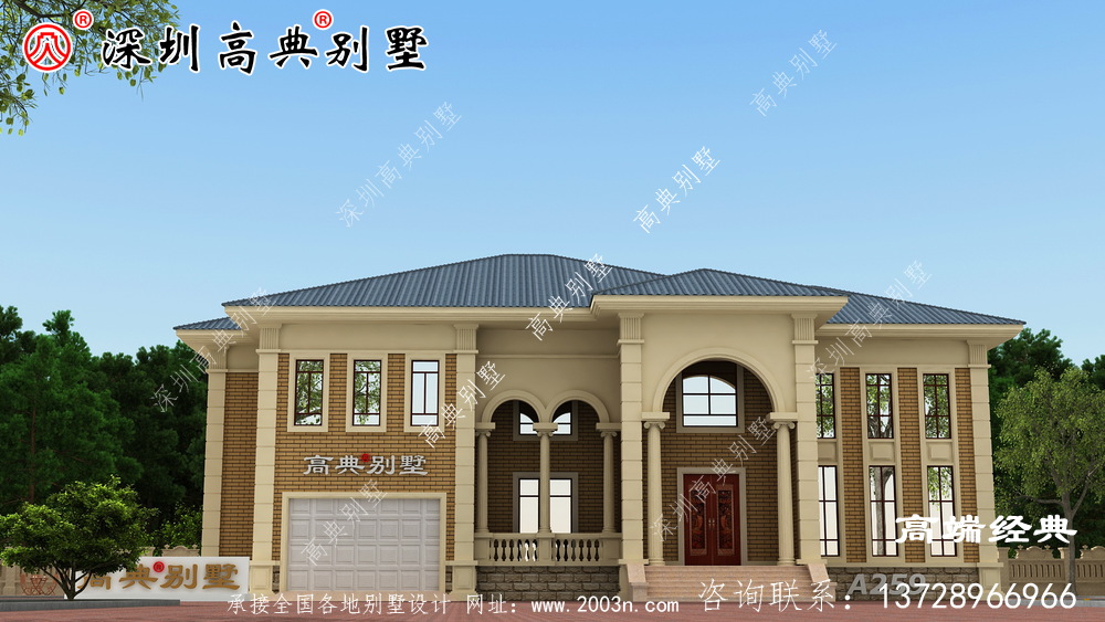 一款農(nóng)村平房歐式裝修風(fēng)格別墅設(shè)計圖，家里人看了笑的合不攏嘴