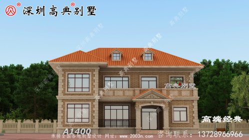 農(nóng)村二層小別墅圖片，戶型合理外觀也