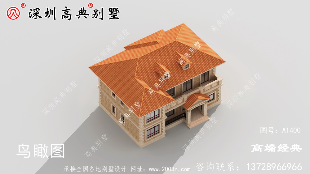 農村二層小別墅圖片，戶型合理外觀也不賴
