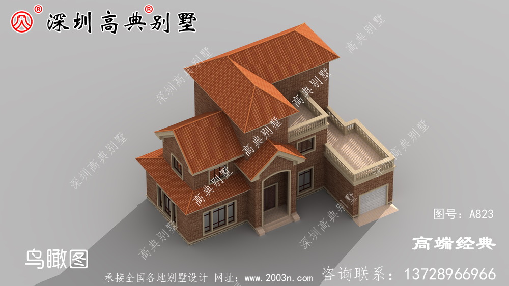 實力顏值雙在線的二層別墅，建在農(nóng)村一定是一道靚麗的風景線