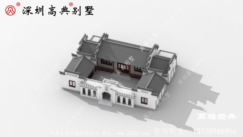 大庭院設計的四合院完成承接了中國傳