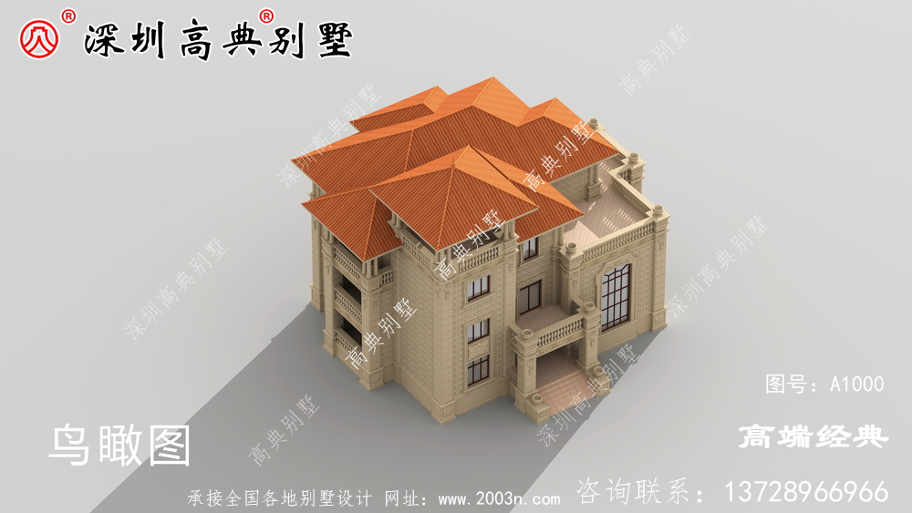 農村三層別墅，建好后誰看誰羨慕