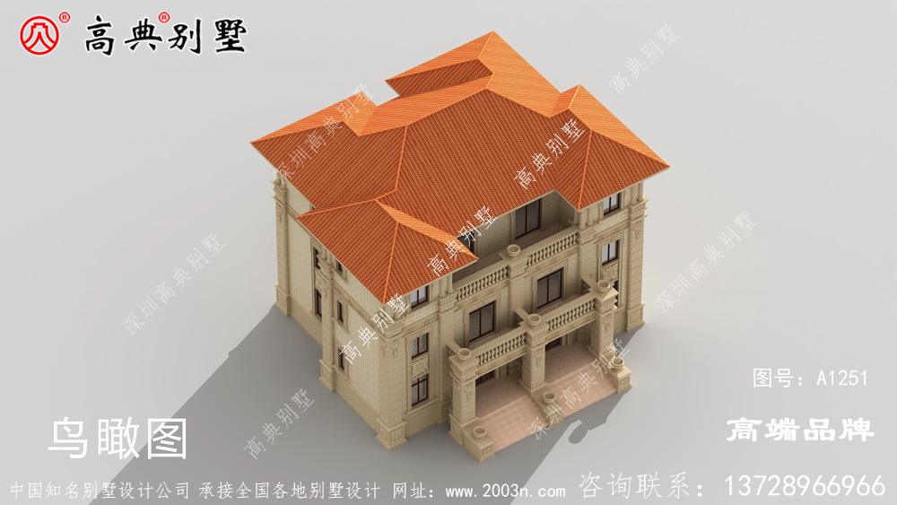 外觀采用經典不過時的歐式石材建造可傳承幾代人