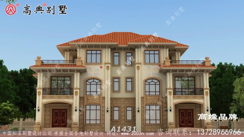 外觀對稱設計非常端莊，傳達田園中悠