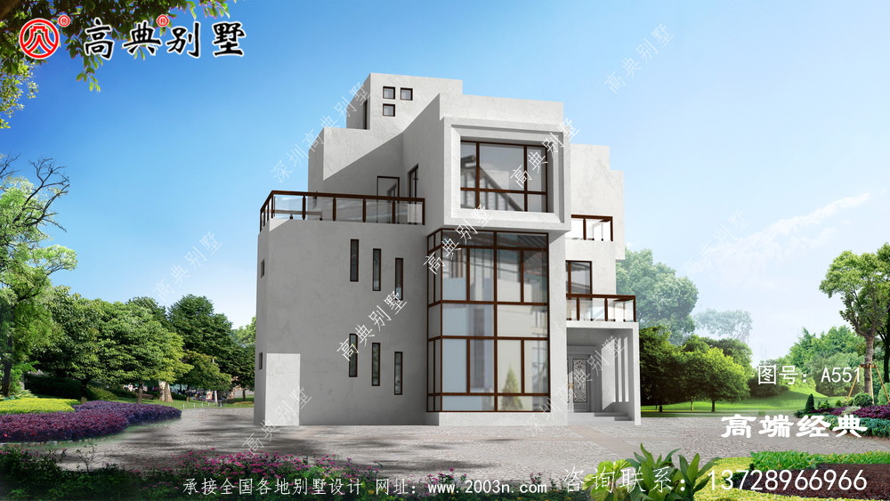 農村別墅有沒有圖紙建造一眼就看的出來，這就是專業圖紙的區別