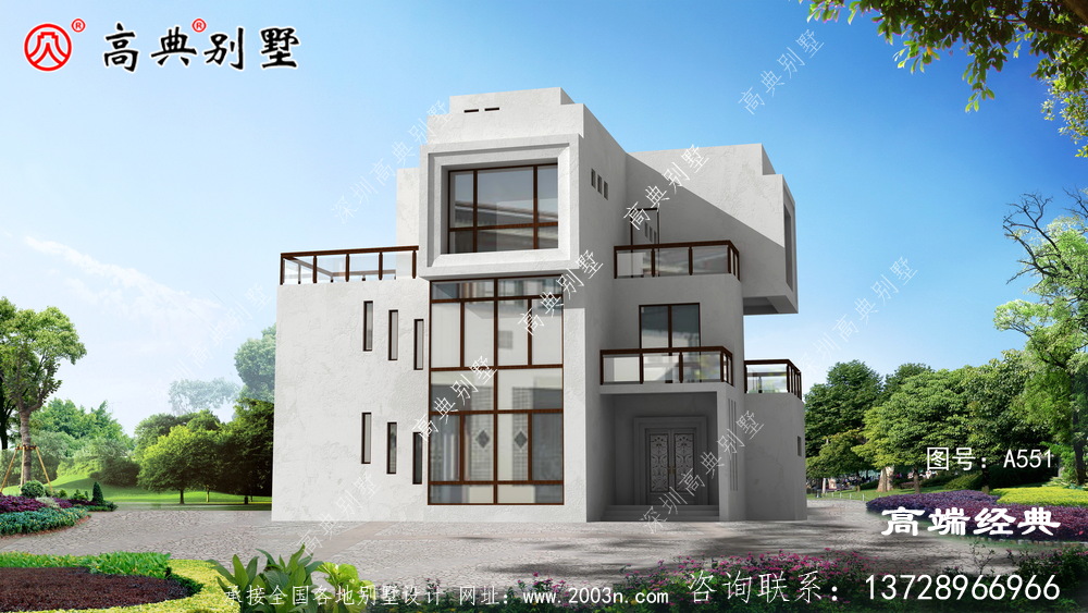 農村別墅有沒有圖紙建造一眼就看的出來，這就是專業圖紙的區別
