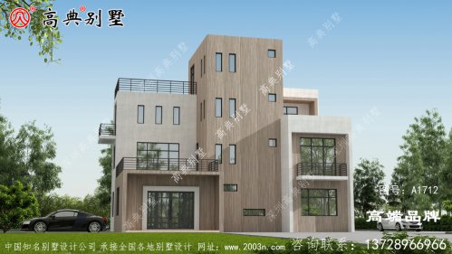 現代三層半別墅，在方寸之間展現美感