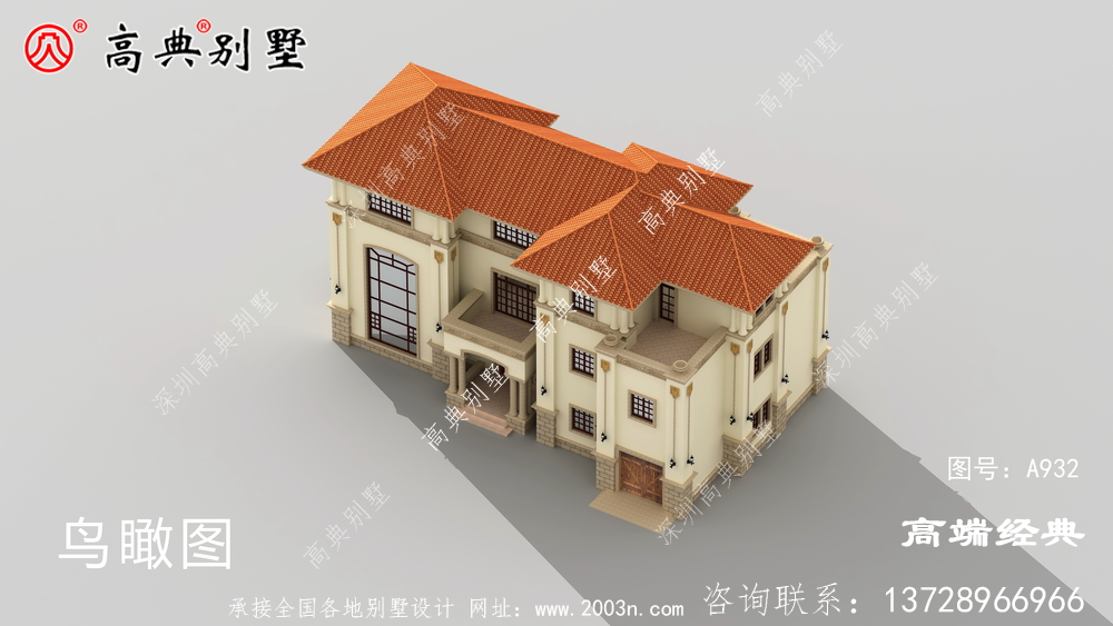 便宜又實惠，很多家庭都能承受的農村簡歐別墅