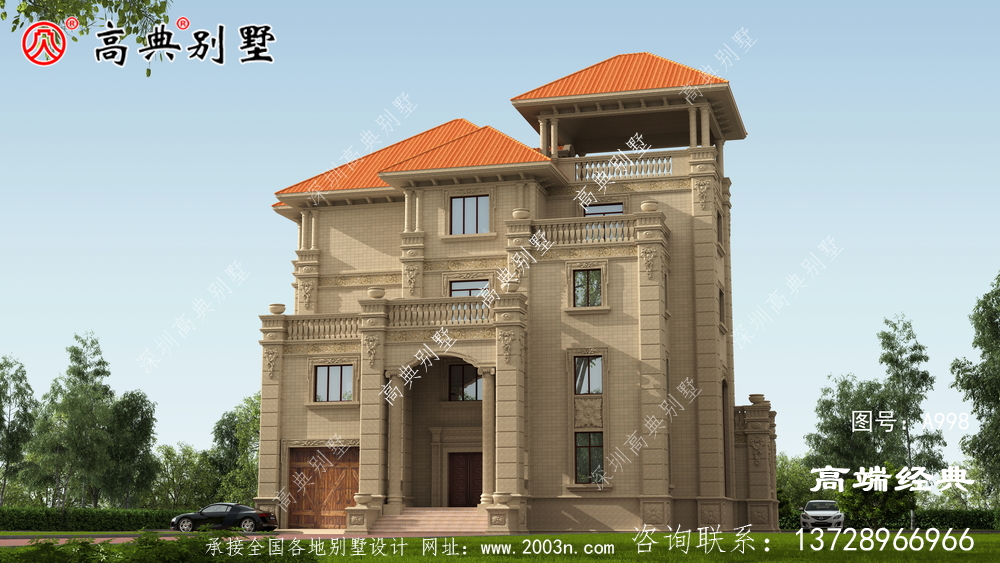 自建歐式別墅設計，是那種清新淡雅，超凡脫俗的感覺。