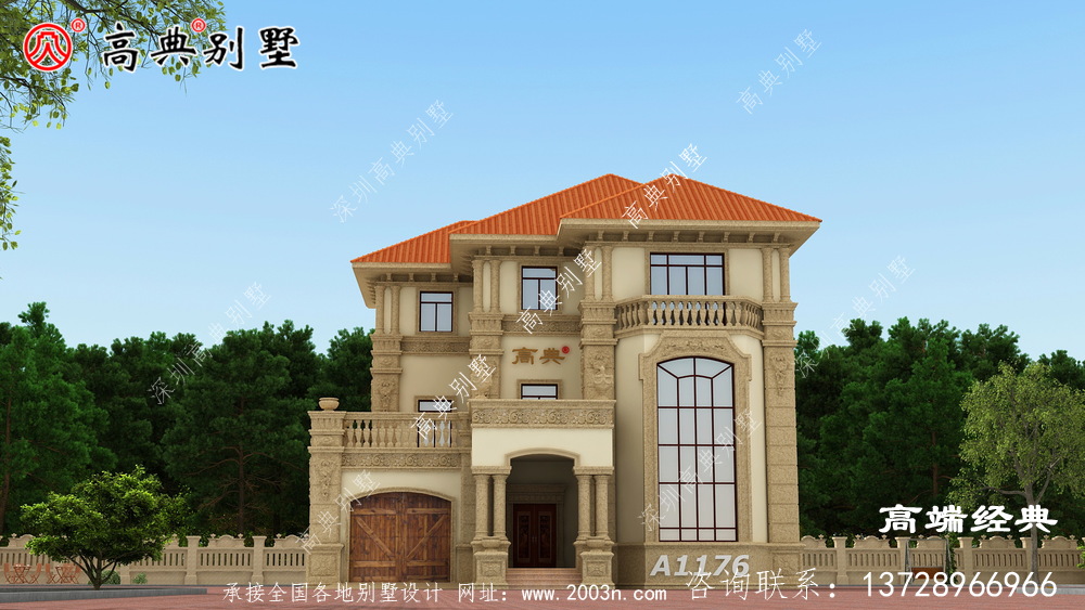 推薦這款三層的歐式自建房，經(jīng)濟(jì)實(shí)用，有類似建房需求的朋友可以參考一下。