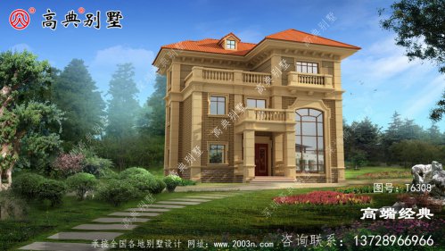 此戶型采用多層坡屋頂設計，讓整體造