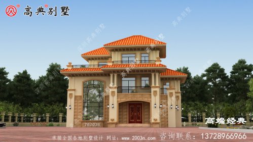 經典、耐看、又新穎的三層別墅氣息