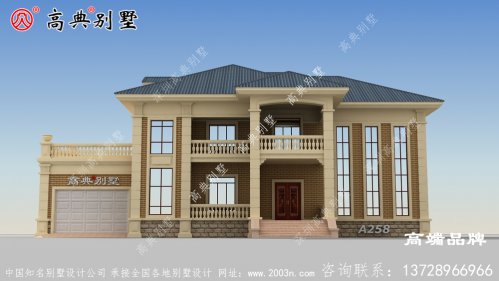 兩層簡約設(shè)計，純樸的鄉(xiāng)村氛圍別墅