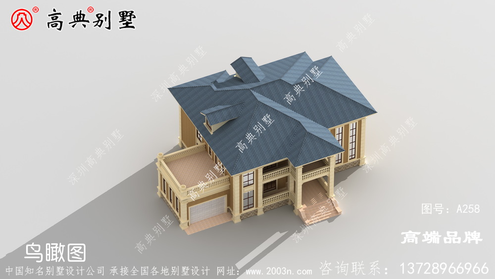 兩層簡約設計，純樸的鄉村氛圍別墅